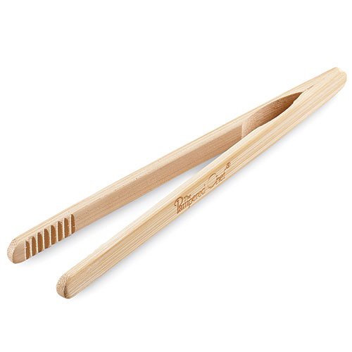 Pampered Chef Bamboo Toaster Tongs Reusable Wooden Toaster Kitchen