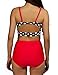 Women Vintage High Waist Bikini Set Two Piece Swimsuit Pin up Bathing Suits XL