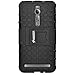 Amzer Impact Resistant Hybrid Warrior Case with Kickstand for Asus Zenfone 2 ZE550ML, Asus Zenfone 2 ZE551ML - Retail Packaging - Black