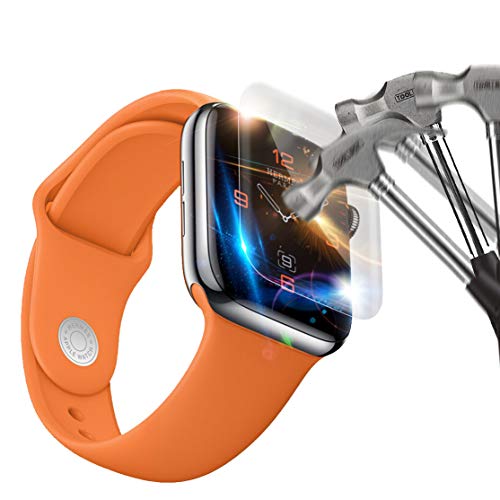 Weite [6 Pack] Compatible Apple Watch Screen Protector 40mm Series 4, Anti-Scratch Bubble Free Film Accessories Compatible iWatch 40mm - HD Clear (6PCS Series 4 40mm) - Thumbnail 3