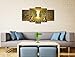 Wieco Art Brown Human Tree Abstract Oil Paintings on Canvas Wall Art Ready to Hang for Living Room Bedroom Home Decorations Modern 5 Piece 100% Hand Painted Stretched and Framed Contemporary Artwork