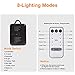 B-right LED Rope Lights Outdoor, 72ft 200 LED String Lights Plug in Remote Dimmable 8 Modes Waterproof Indoor Outdoor Rope String Lights for Tree Patio Garden Fence Roof Decoration (Warm White)