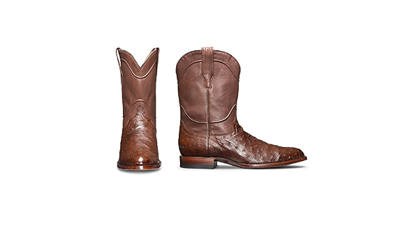 Amazon.com: Tecovas Men's The Duke Ostrich Roper Boot Midnight 14 D : Ropa,  Zapatos y Joyería