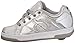 Heelys Split Chrome Skate Shoe (Toddler/Little Kid/Big Kid), Silver, 4 M US Big Kid
