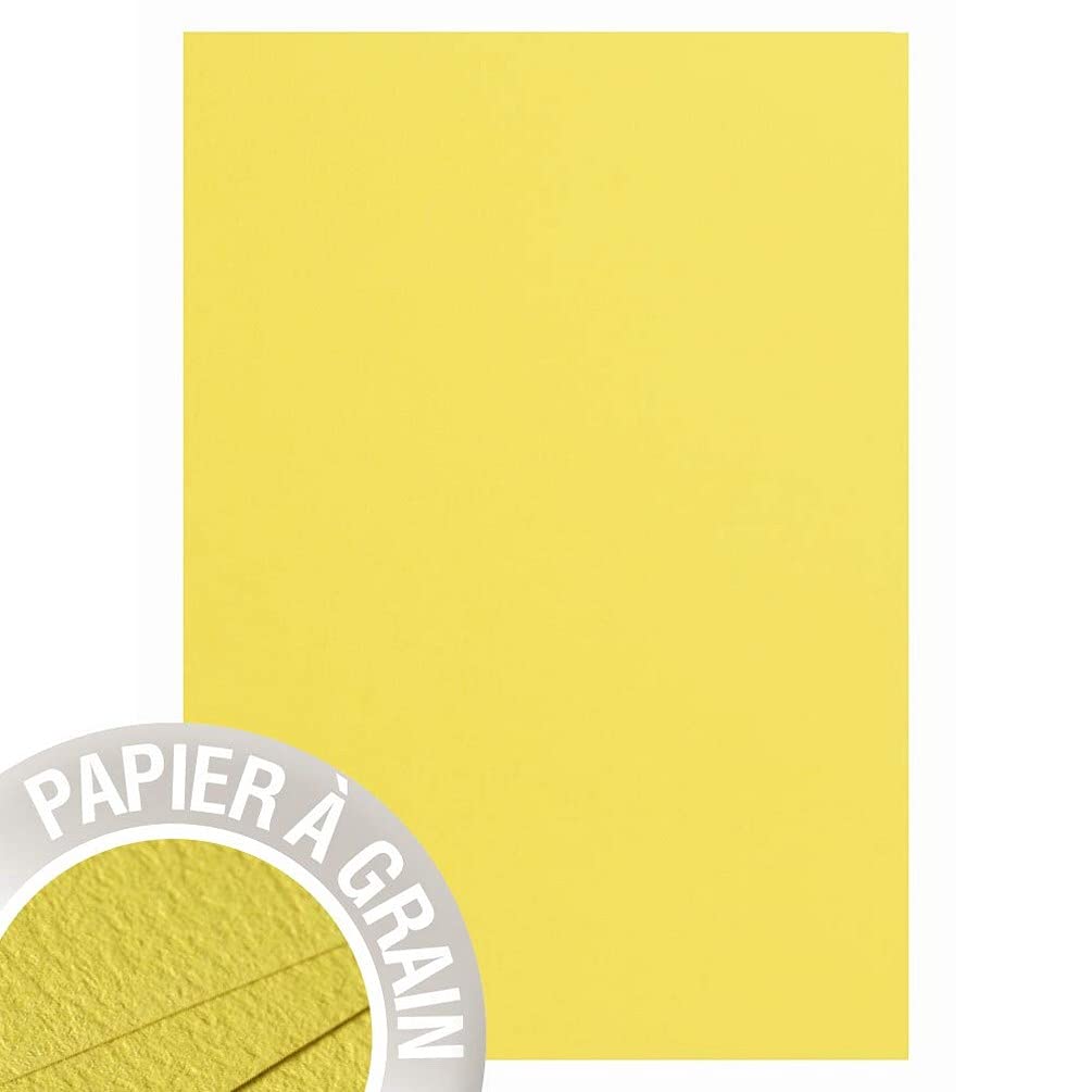 Clairefontaine - Ref 48251C - Pollen Grained Paper (Pack of 25 Sheets) - A4 Sized, 210gsm Grained Card, Acid Free, Inkjet & Laser Printer Compatible - Watermelon