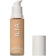 ILIA - True Skin Serum Foundation | Non-comedogenic, Cruelty-Free, Vegan, Weightless Feel, Buildable Coverage, Safe For Sensitive Skin (Salina SF5)