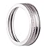 Mason Jar Replacement Rings or Tops Durable & Rustproof Tinplate Metal Bands/Rings for Mason Jar, Ball Jar, Canning Jars,Storage (Set of 10 wide mouth)