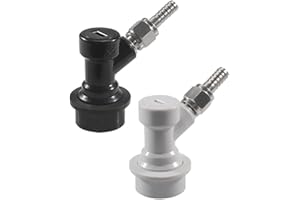 PERA 43178-145684 Ball Lock MFL Dis-Connect Set with Swivel Nuts (2) 5/16 Gas, 1/4 Liquid Barbed by (Pack of 2)