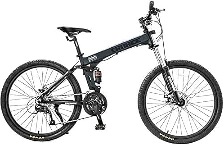 mountain bike green and black