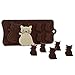 Cat Silicone Mold, Beasea 3pcs Kitty Cat Chocolate Mold Candy Fondant Chocolate Ice Molds Cake Decoration Non Stick Baking Tools