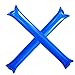 Thunder Sticks, Inflatable Stadium Noisemakers Bam Bam Cheer Sticks Blow Bar Inflatable Boom Sticks Noisemakers Stick Basketball Football Noisemakers Party Favors (Blue)