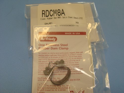 Dental Rubber Dam Clamp No 08A RDCM8A HU FRIEDY Original Grapa