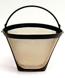 NEW Universal Gold Tone Permanent #4 Cone Coffee Filter Cuisinart, Krups 214