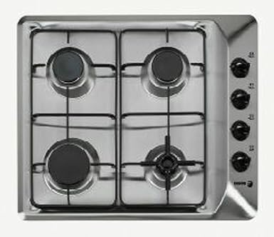 Fagor Wi 4glx Nat 60cm Gas Hob Stainless Steel Amazon Co Uk