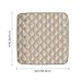 Non-Slip Absorbent Washable Incontinence Pad underpad Seat 4-Layer Design Chair Absorbent Pads Protection - for Seniors, Adult, Children, or Pet Underpad Protection - Set of 2 (Beige)