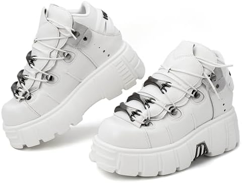 Amazon.com | New Rock 106 Tower Men's Edgy Aesthetic Chunky