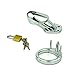 Metal Male Chastity Device, Adult Sex Toys Penis Male Defend Chastity Belt Lock Cage Hot Sale Free shippning (2.0)