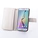 S6 Case, Galaxy S6 Case, Joopapa Samsung Galaxy S6 Wallet Case,Pu Leather Case Magnet Wallet Credit Card Holder Flip Cover Case Built-in 9 Card Slots & Stand Case for Samsung Galaxy S6 (White)