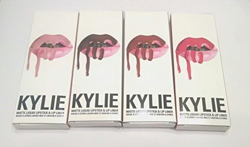 Kylie Cosmetics Kylie Matte LipKit~Set of 4~ Bundle; Dolce K, 22, True Brown K, Koko K by LipKitbyKylie