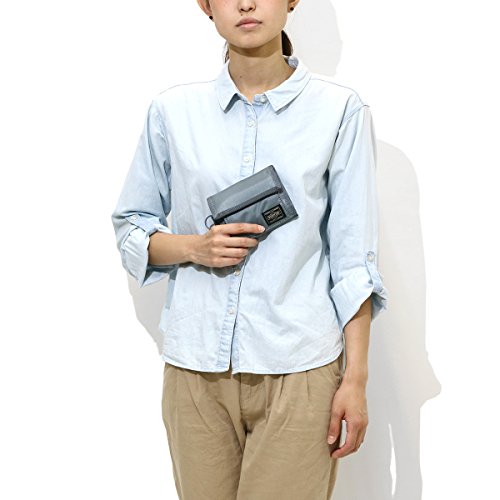 Porter Yoshida Bag 555-06440 Tri Fold Wallet CAPSULE gray made in