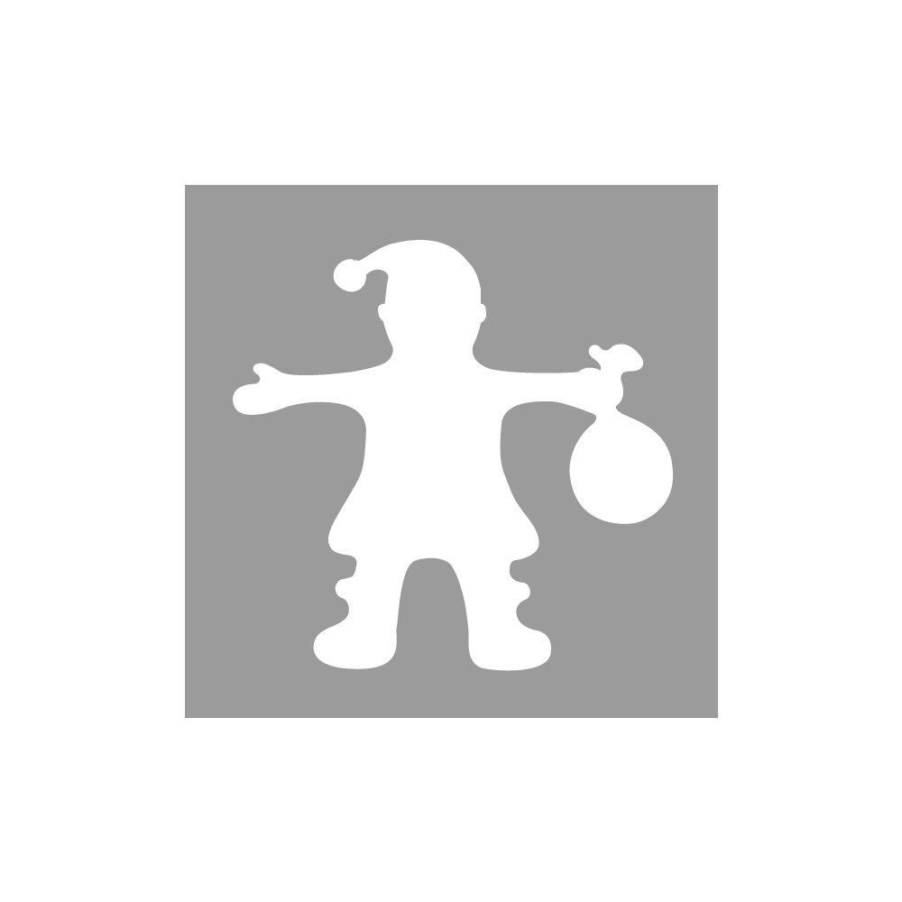 Rayher Paper Craft Punch with Santa Design, Lever Punch for Card Making, Scrapbooking and Paper Crafts, 3.81cm, 1.5", 89796000