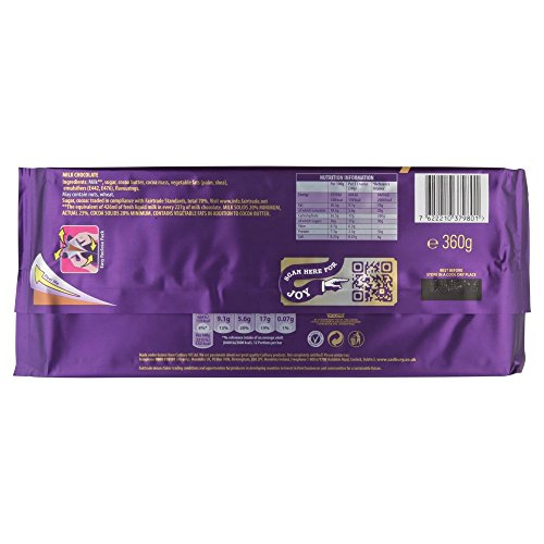 Cadbury Dairy Milk Bar 360g - Image 2