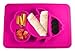 Table Placemat For Baby or Toddler. Silicone Large Size Dish. Booster Seat Dining Plate for Kids.(Magic Pink)