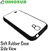 5 x Samsung Galaxy S4-Rubber-Black - Blank dye case + Inserts for dye Sublimation Phone Cover/Blank Printable case, Made by INNOSUB USA
