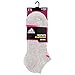adidas womens Cushioned No Show Socks (3-Pair), Heather Light Onix/ Bold Pink/ Shock Blue/ Intense Or, Medium