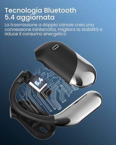 AI Simultaneous Translation Headphones, Translation Earphones for Business Travel | Bluetooth 5.4 Instant Translator Earphones with 144 Languages, Translation Earphones with 4 Modes