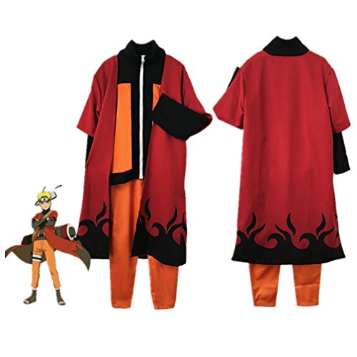 Love Anime Ninja Shinobi Cosplay Costume-Uzumaki Cloak