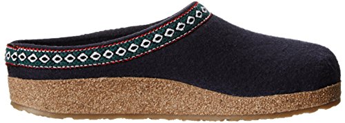 Haflinger Grizzly Franzl Kinder (Little Clog, Navy, 35 (US 4 Big Kid) M