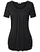 Jazzco O-Neck Short Sleeve T Shirt For Leggings For Women