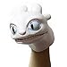CoserWorld Dragon Toothless Light Fury Dragon Toys Latex Dragon Hand Puppet for Kids（White）