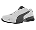 PUMA Men's Super Elevate Running Shoe,White/Pewter/Black,8 D US