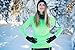 Batuzon Winter Running Gloves Touchscreen Windproof Water-Resistant Warm Cycling Gloves Lightweight Thermal Liner Gloves Riding Driving Hiking Outdoor Sports Gloves Cold Weather for Men Women