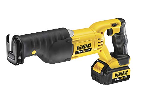 DeWalt Akku-Säbelsäge (18V, elektrische Hubzahl-Regulierung und elektronische Motorbremse, werkzeuglose Sägeblatt… – Bild 3