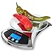 Hot Target Elegant Digital Kitchen Scales Extra Large Capacity- 22lb/10kg (in graduations of 0.05 oz -1 gram). Includes Batteries (Chrome).
