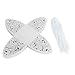 YOZATIA 50pcs Laser Cut Rose Candy Boxes, 2.6 x 2.6 x 2.8 Inches Gift Boxes for Anniverary Party Wedding Favor(White)