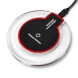Wireless charger ,Hengxin ultra slim super lightweight wireless charging pad for iphone 8 iphone X Samsung Galaxy S6 S7 Edge S8 IOS android and Google Nexus 7 / 6 / 5 /4 LG G4 and more