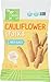 Real Food From the Ground Up Cauliflower Stalks Variety Bundle of TWO Flavors: One Bag Each of Sea Salt and Cheddar (2 Bags)