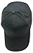 Blank Hat 6 Panel Pro Style Twill Youth Cap in Black, Black, Size Adjustable