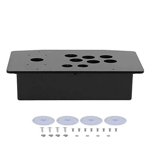 New Arrival DIY Arcade Panel Acrylic Inclined+Joystick Case Replacement for Arcade Game,Black