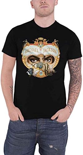 Amazon.com: Michael Jackson T Shirt Dangerous Logo Official Mens