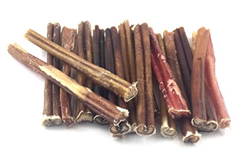 6-Inch THIN Bully Sticks Dogs Made in USA 7oz (11-13) Boutique Grain-Free Beef Pizzle Dog Chew Sticks by Sancho & Lola's - Thumbnail 2