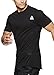 Reebok Men's Supersonic 2.0 Crewneck Activewear T-Shirt Designed with Performance Fabric - Black - Speedwork, X-Large