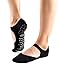 Tavi Noir Chey Mary Jane Organic Knit Non-Slip Grip Socks for Barre, Pilates, Studio, and Yoga