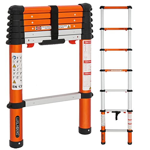 LUISLADDERS Telescoping Ladder MultiUse Telescopic Extension Ladder