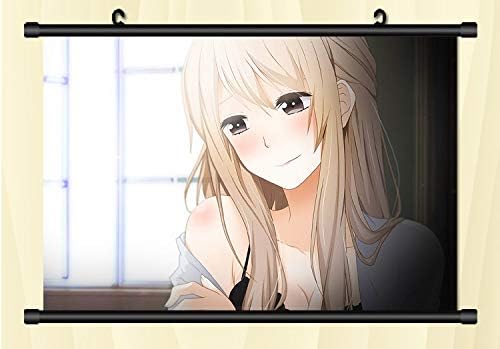 Amazon Coskore タペストリー クズの本懐 安楽岡花火 やすらおか はなび 同人 装飾 壁掛け 部屋飾 りポスター 掛ける絵 巻物 軸物 アニメ おしゃれ 萌え 90cmx60cm アニメ 萌えグッズ 通販