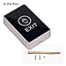DC 12V NC NO Rectangular, ZOTER Touch Sensor Door Exit Release Button Switch LED Light